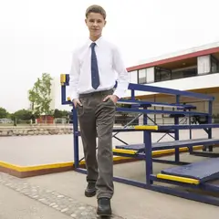 HOLLEY - Pack 2 Camisas Manga Larga Escolar Niño