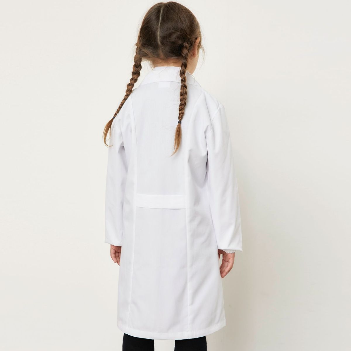 HOLLEY - Delantal Blanco Escolar Niña