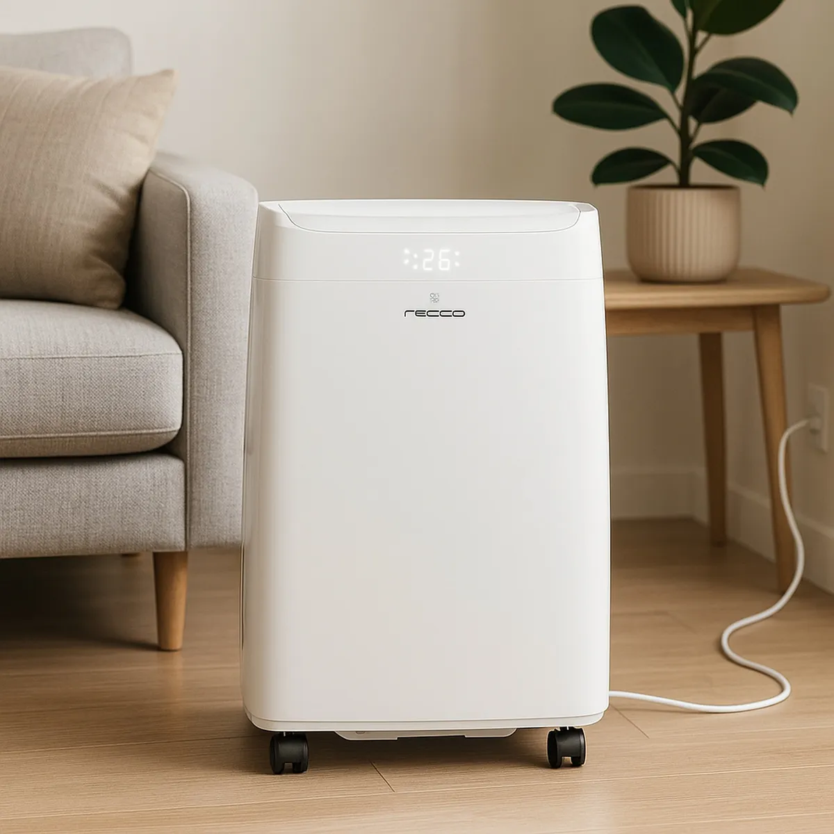 RECCO - Aire Acondicionado Portátil 10.000 BTU Frío/Calor Recco