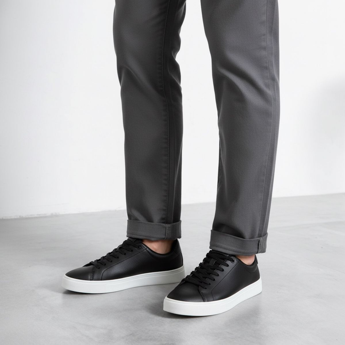 BASEMENT - Zapatilla Urbana Hombre Negro Basement