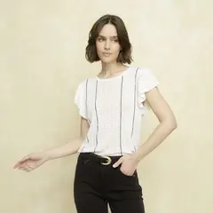UNIVERSITY CLUB - Polera Manga Corta Mujer