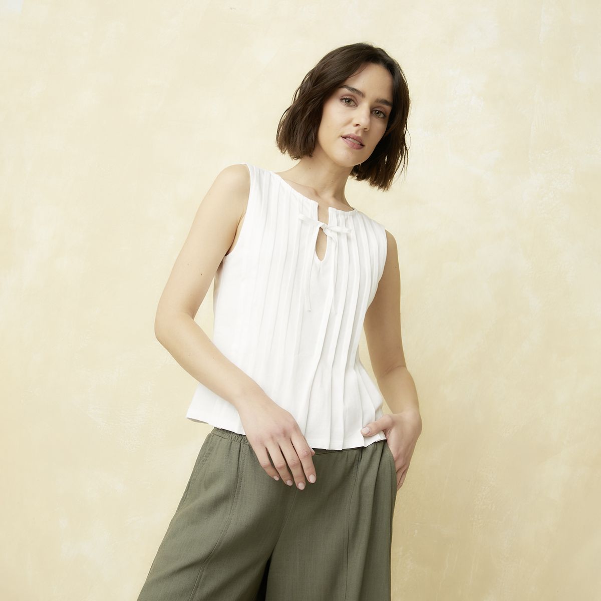 UNIVERSITY CLUB - Polera Sin Manga Algodón Mujer University Club