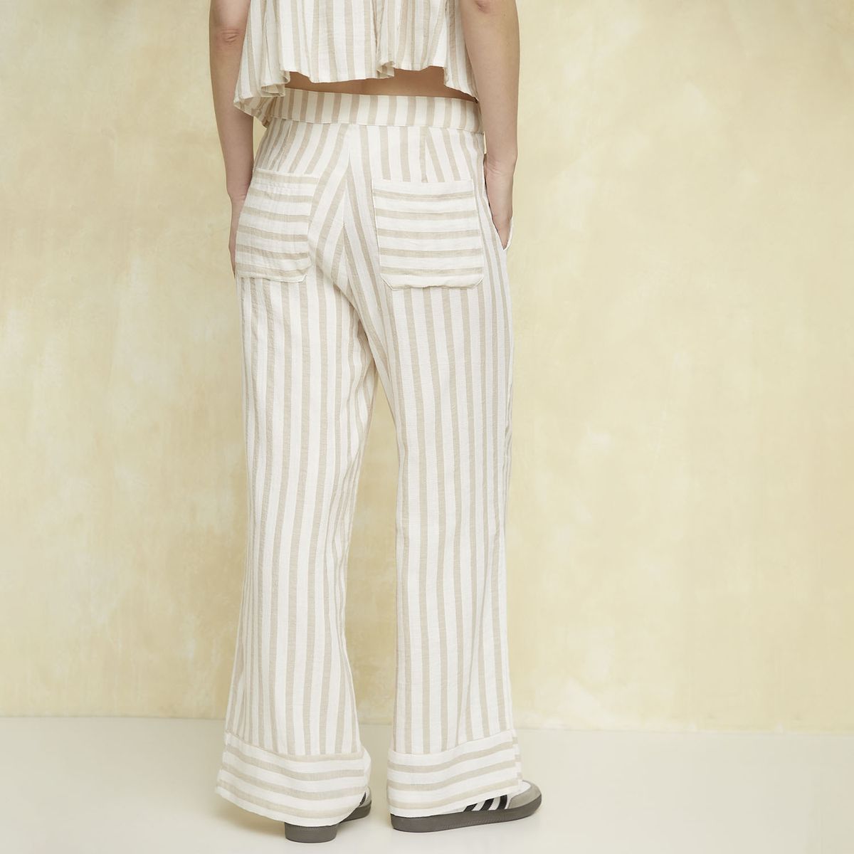 UNIVERSITY CLUB - Pantalón Recto Tiro Alto Mujer University Club