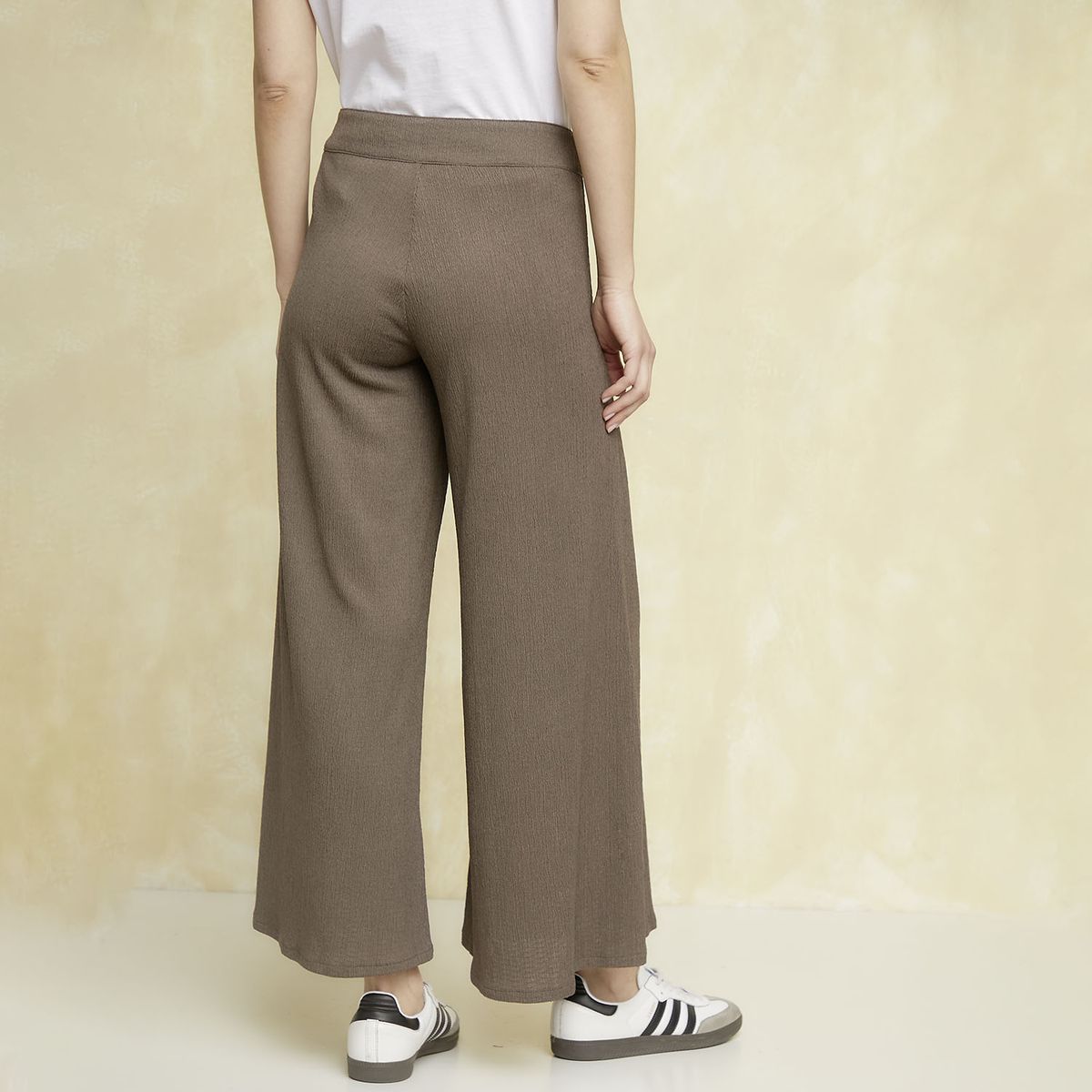 UNIVERSITY CLUB - Pantalón Palazzo Tiro Alto Mujer University Club