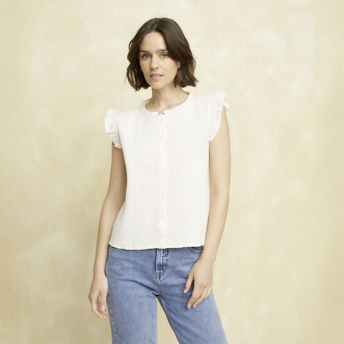 UNIVERSITY CLUB - Blusa Sin Manga Algodón Mujer University Club