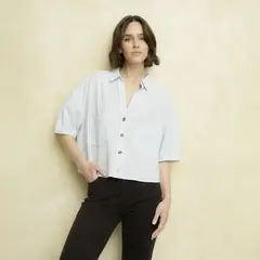 UNIVERSITY CLUB - Blusa Lino Mujer