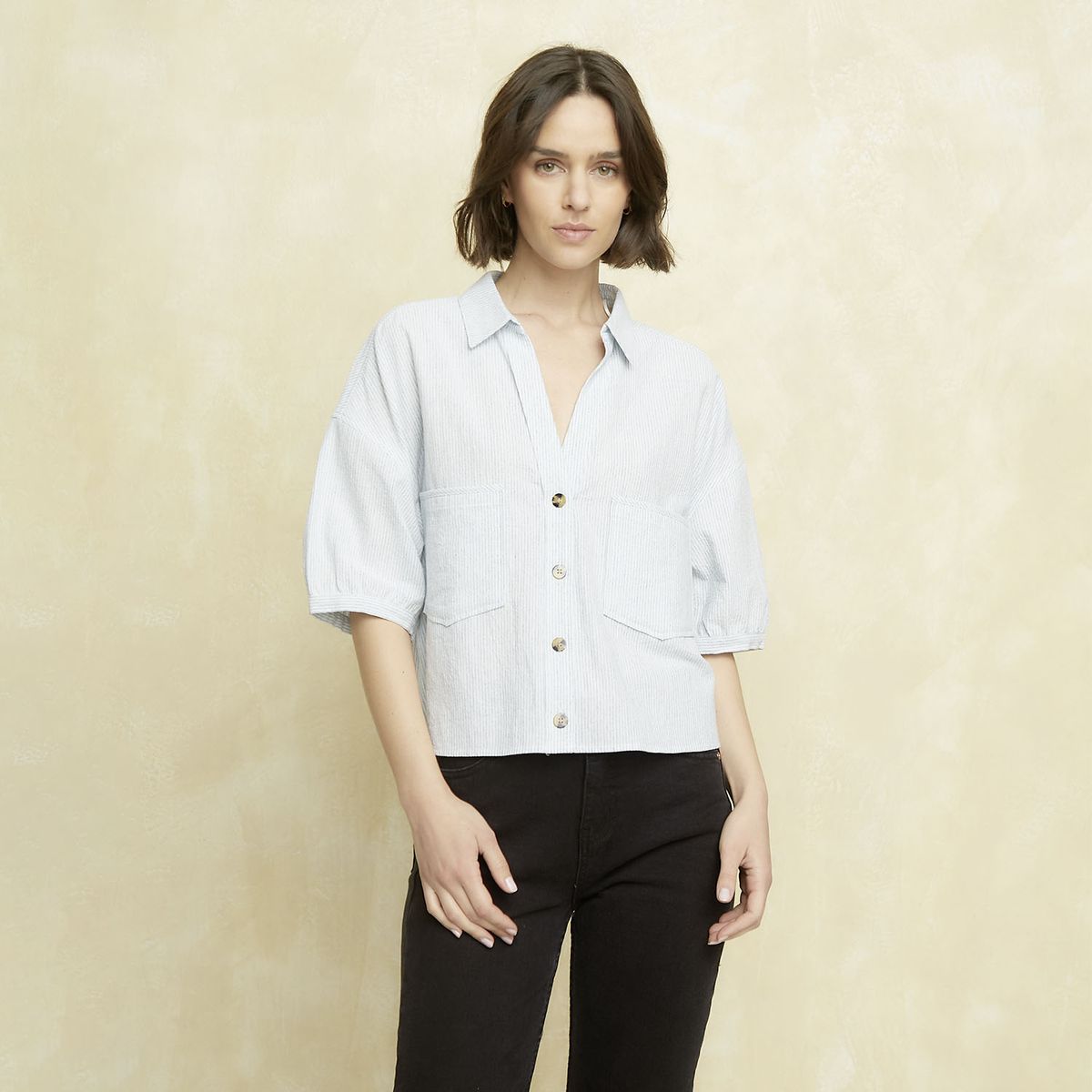 UNIVERSITY CLUB - Blusa Lino Mujer University Club