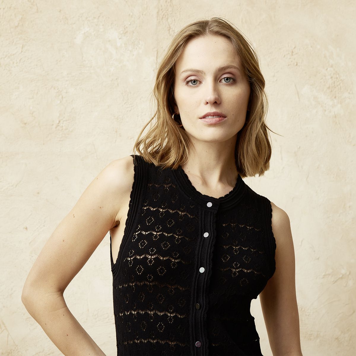 BASEMENT - Vestido Sin Manga Algodón Mujer Basement