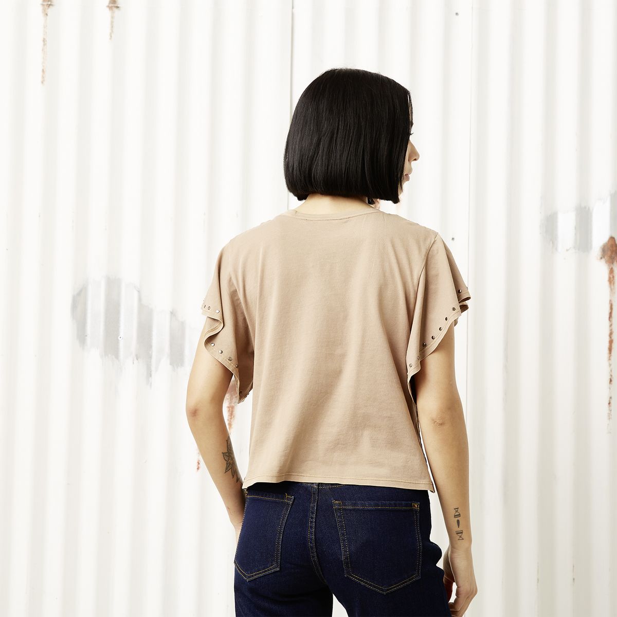 AMERICANINO - Polera Manga Larga Algodón Mujer Americanino