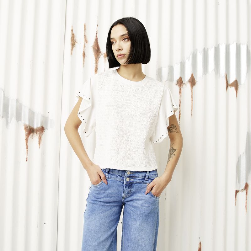 AMERICANINO - Polera Manga Larga Algodón Mujer Americanino