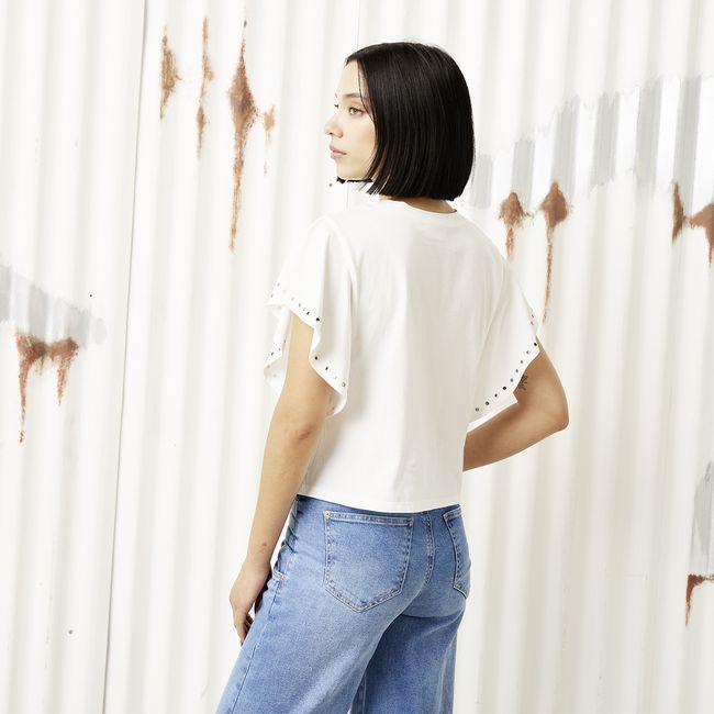 AMERICANINO - Polera Manga Larga Algodón Mujer Americanino