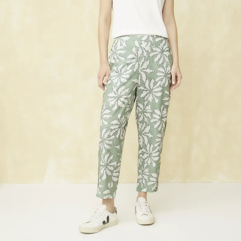 UNIVERSITY CLUB - Pantalón Balloon Tiro Alto Mujer University Club