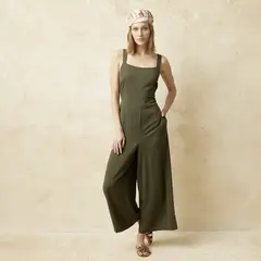 BASEMENT - Enterito Largo Tencel Mujer