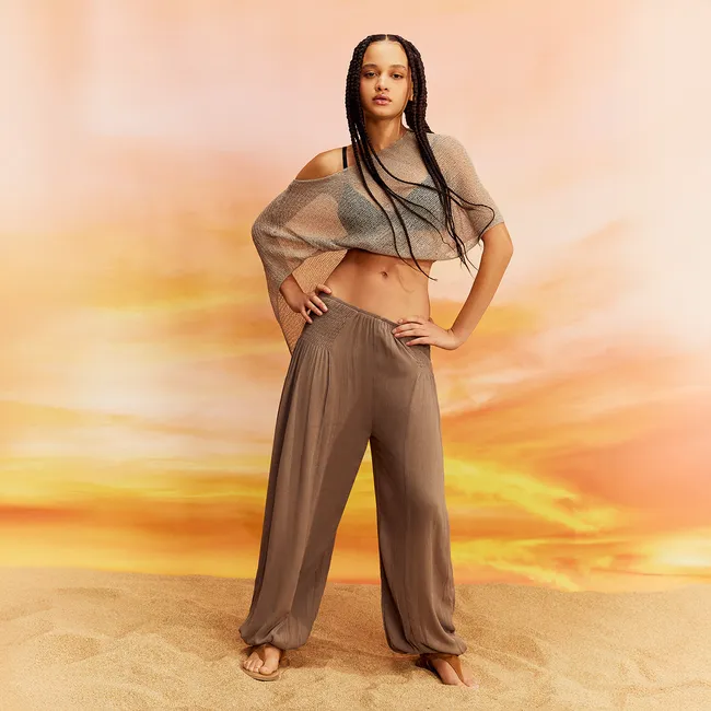 SYBILLA - Pantalón Balloon Mujer Sybilla