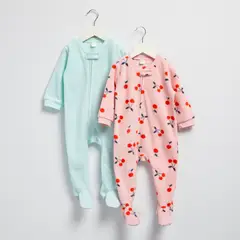 YAMP - Pack De 2 Pijamas De Polar Enterito Bebé