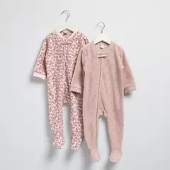 YAMP - Pack De 2 Pijamas De Polar Enterito Bebé