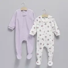 YAMP - Pack De 2 Pijamas De Polar Enterito Bebé