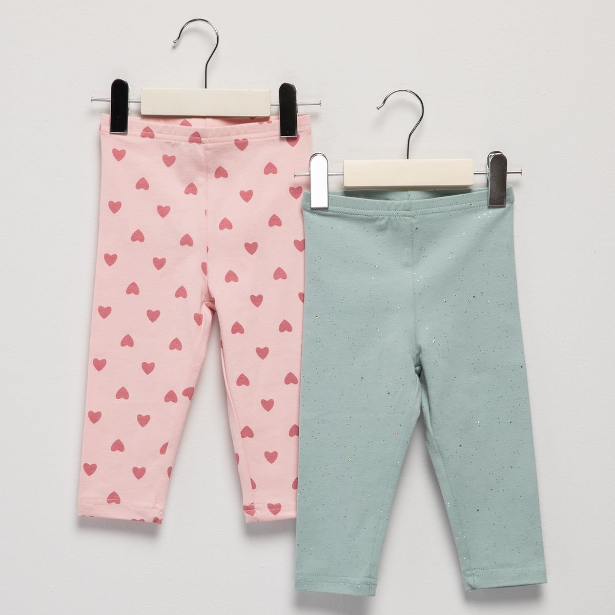 YAMP - Pack De 2 Calzas Bebé Niña Algodón Yamp