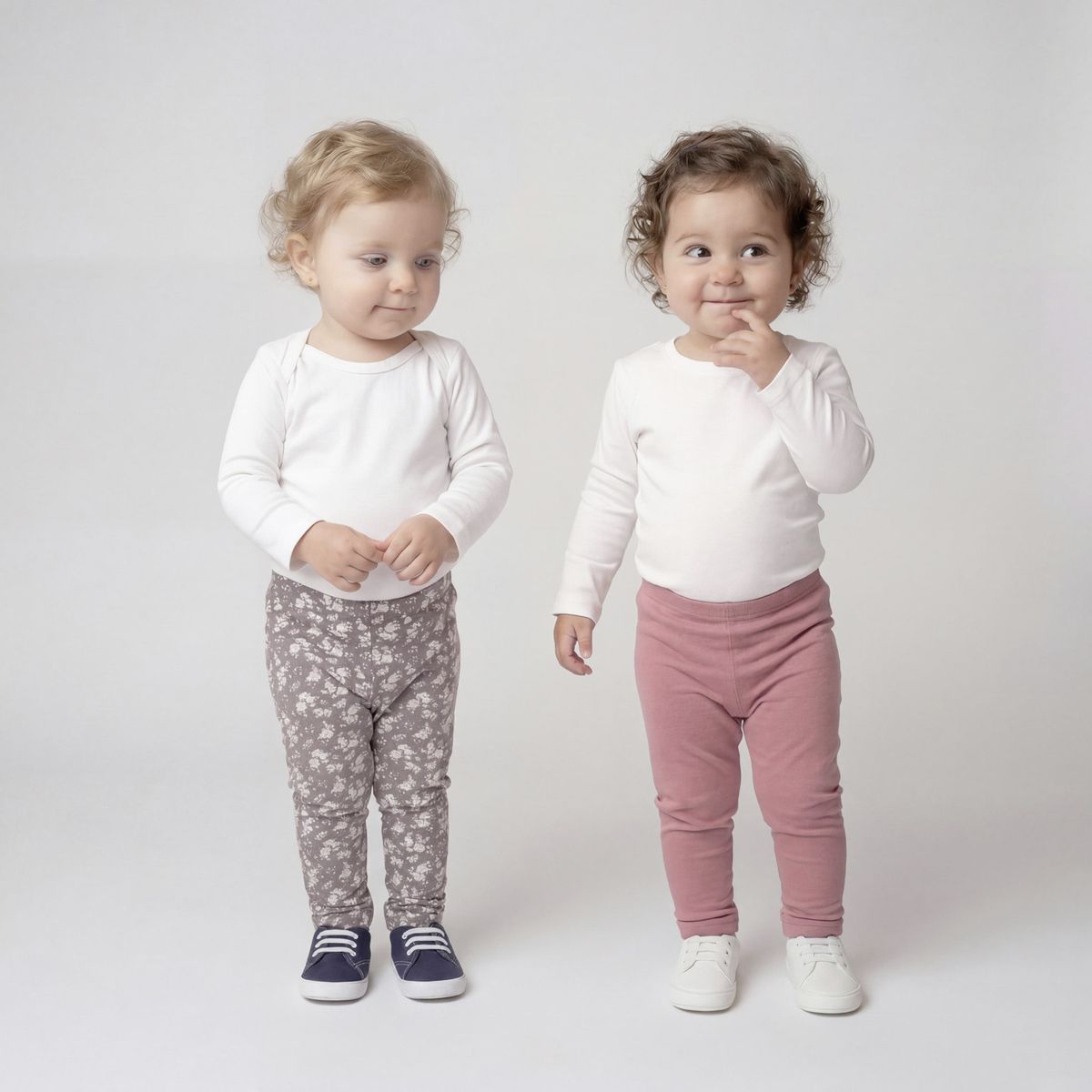YAMP - Pack De 2 Calzas Bebé Niña Algodón Yamp