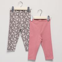 Pack De 2 Calzas Bebé Niña Algodón