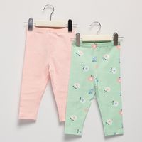 Pack De 2 Calzas Bebé Niña Algodón