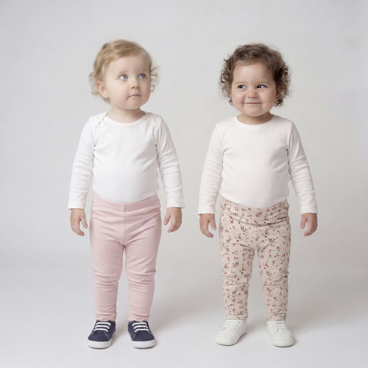 YAMP - Pack De 2 Calzas Bebé Niña Algodón Yamp