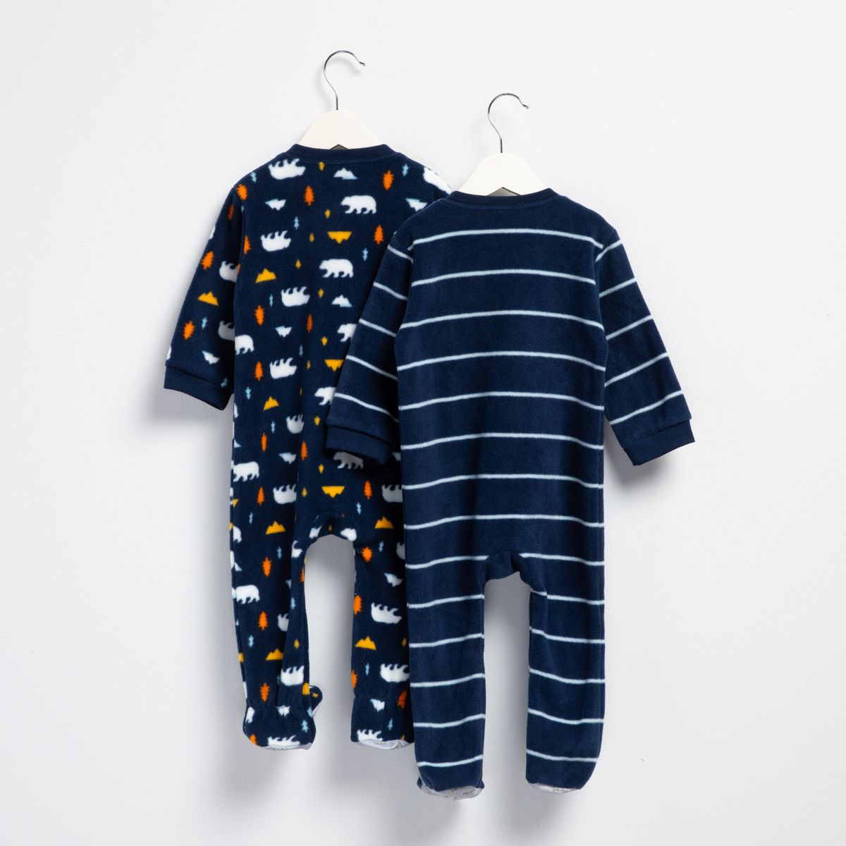 YAMP - Pack De 2 Pijamas Bebé De Polar Yamp