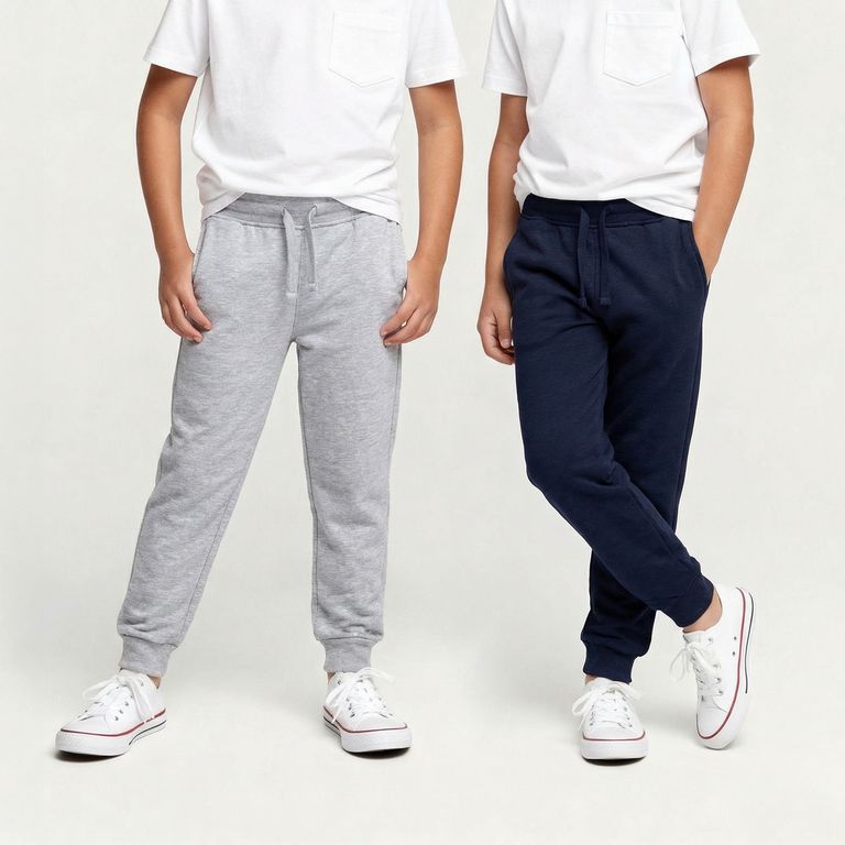 Pantalón De Buzo Pack De 2 Unidades Algodón Niño