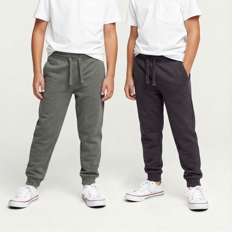 Pantalón De Buzo Pack De 2 Unidades Algodón Niño