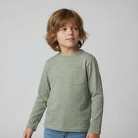 Polera Niño Manga Larga Algodón