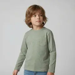 YAMP - Polera Niño Manga Larga Algodón