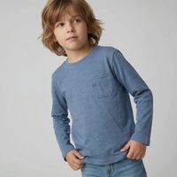 Polera Niño Manga Larga Algodón