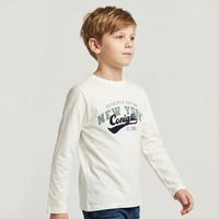 Polera Niño Manga Larga Algodón