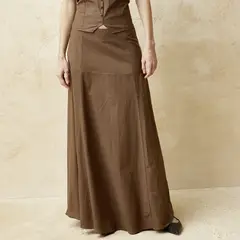 BASEMENT - Falda Midi Mujer