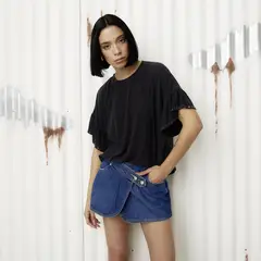 AMERICANINO - Polera Manga Corta Mujer