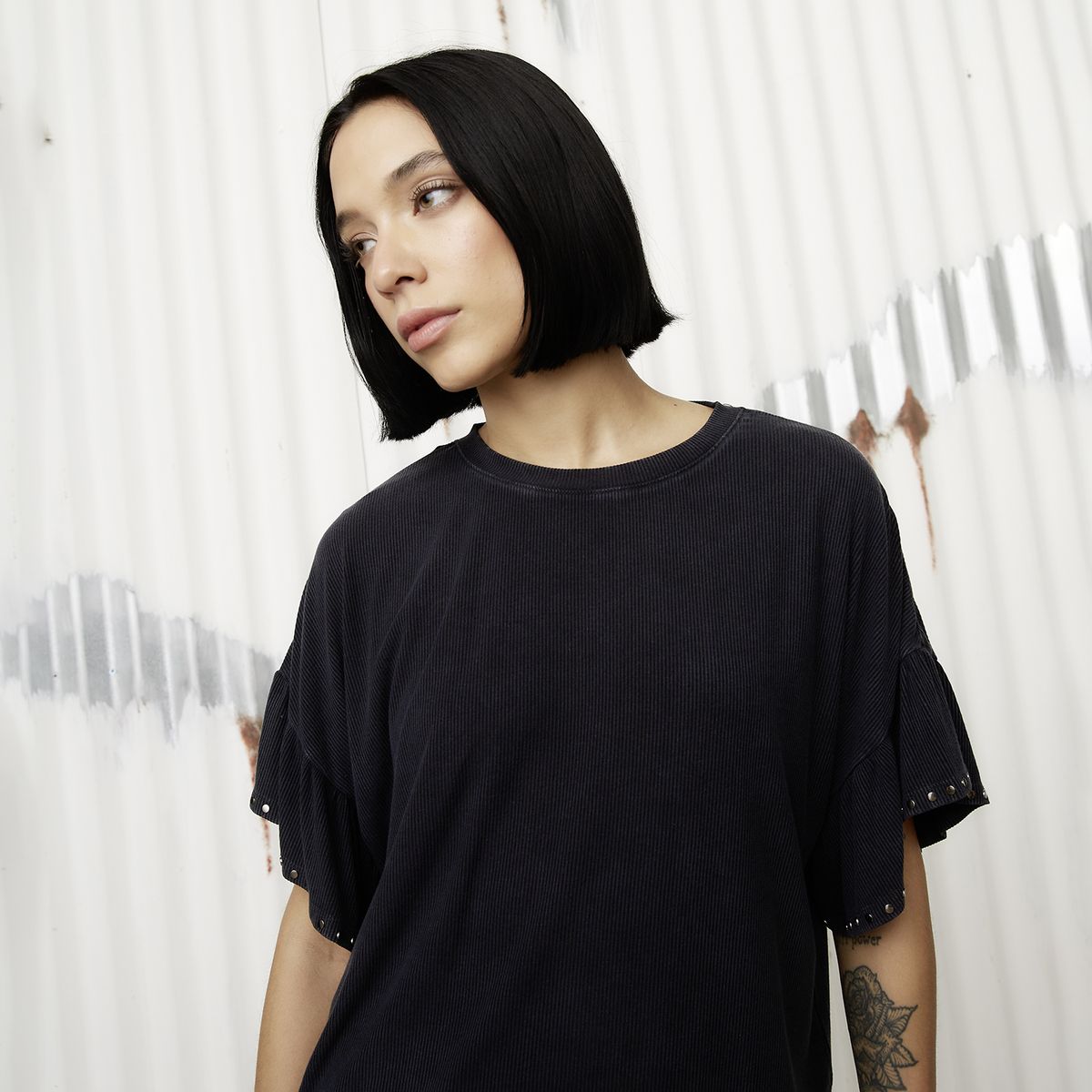 AMERICANINO - Polera Manga Corta Mujer Americanino