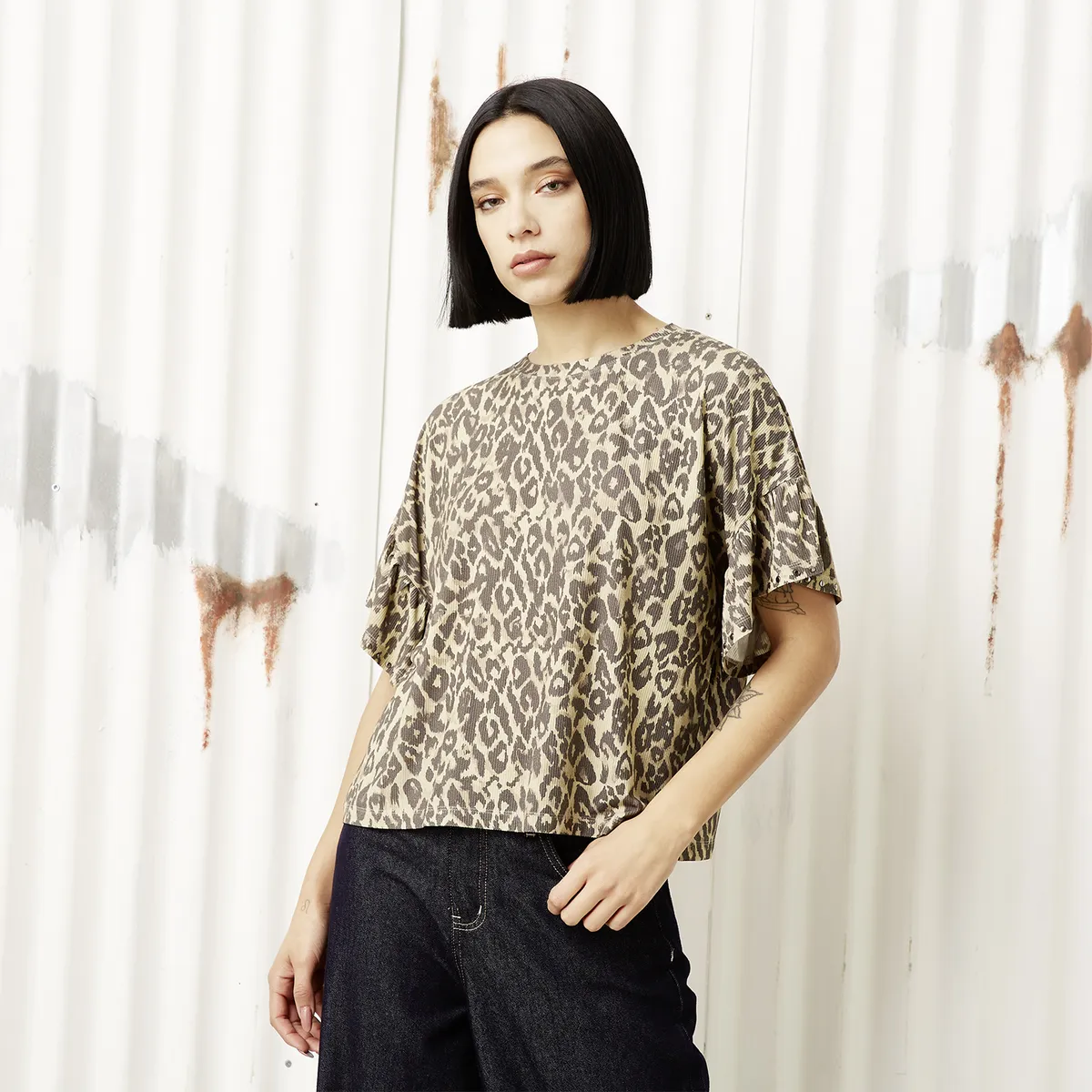 AMERICANINO - Polera Manga Corta Mujer Americanino