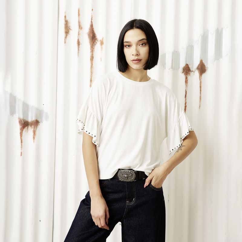 AMERICANINO - Polera Manga Corta Mujer Americanino