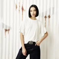 AMERICANINO - Polera Manga Corta Mujer