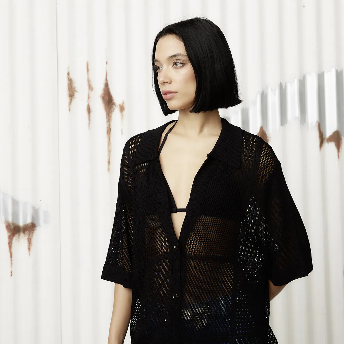 AMERICANINO - Polera Manga Corta Mujer Americanino