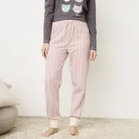Pantalón Largo de Pijama Algodón Mujer
