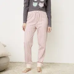 SYBILLA - Pantalón Largo de Pijama Algodón Mujer