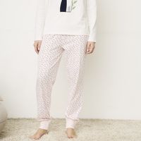 Pantalón Largo de Pijama Algodón Mujer