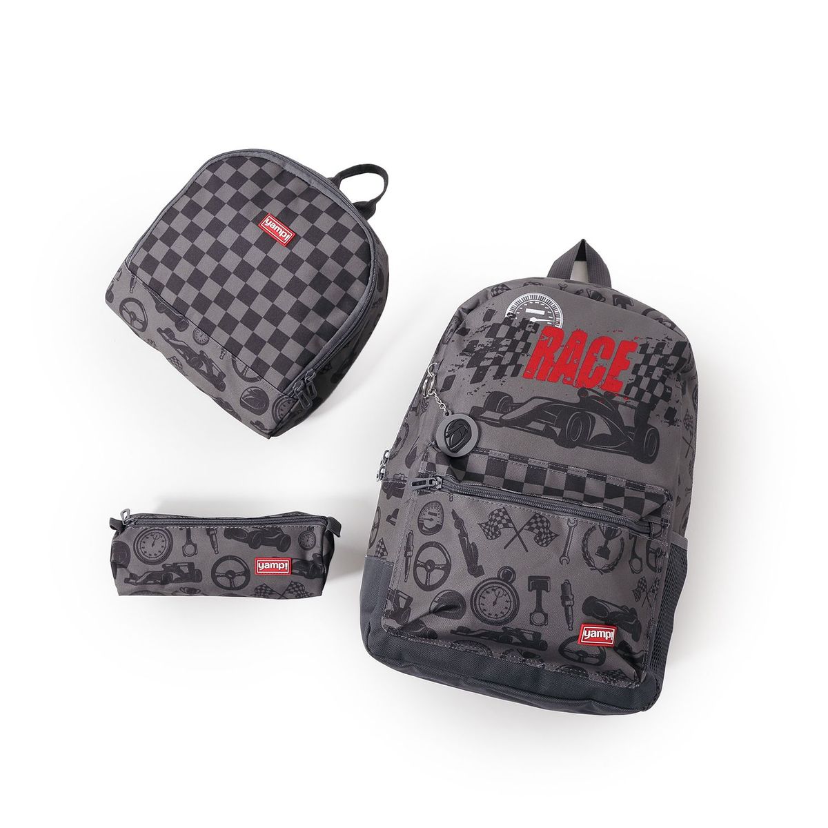 YAMP - Pack Escolar Mochila + Lonchera + Estuche Yamp