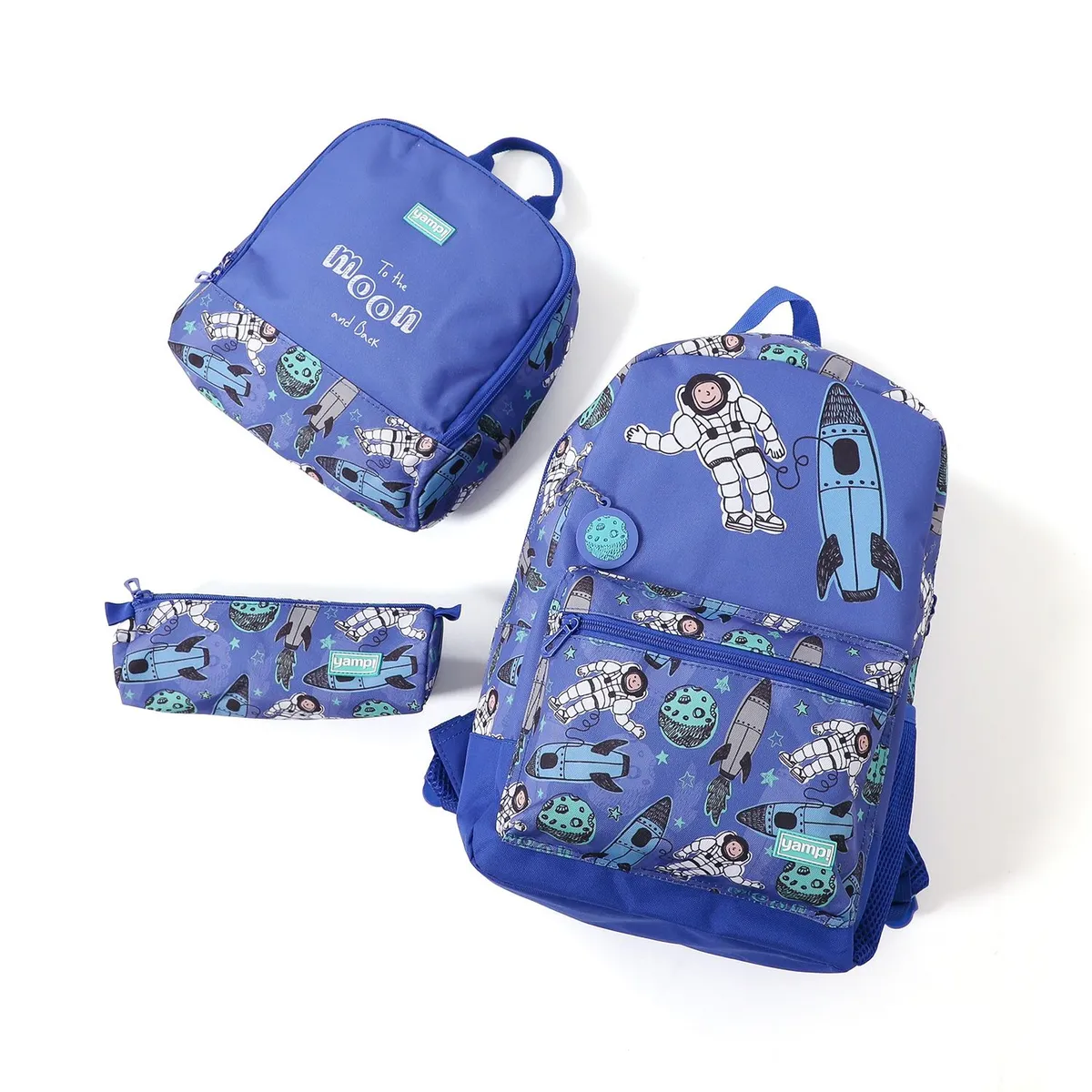 YAMP - Pack Escolar Mochila + Lonchera + Estuche Yamp