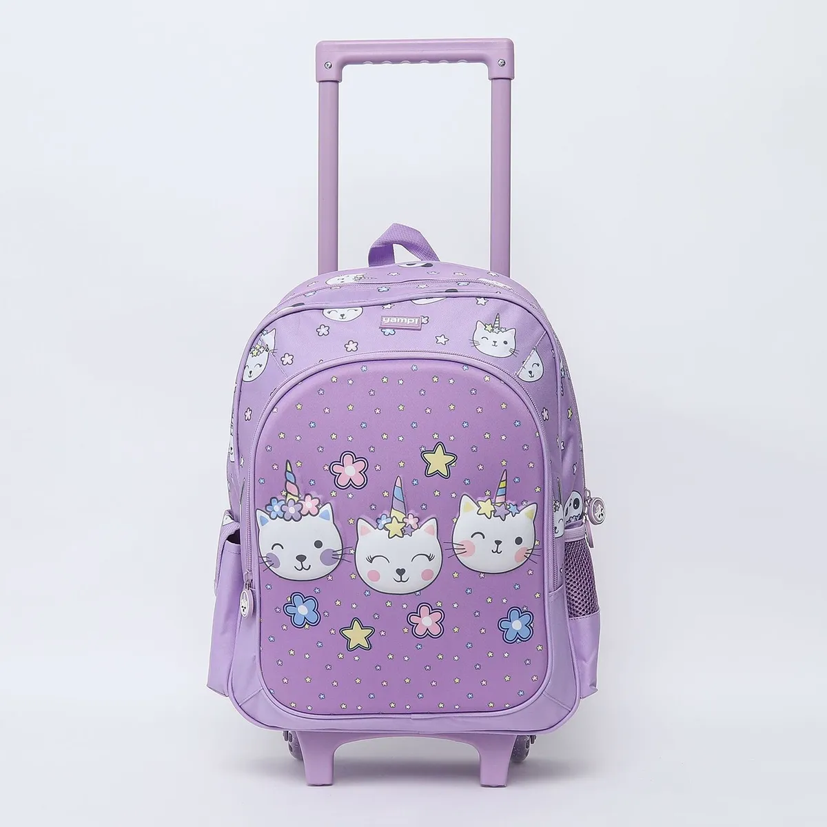 YAMP - Pack Escolar Mochila con rueditas + Lonchera + Estuche