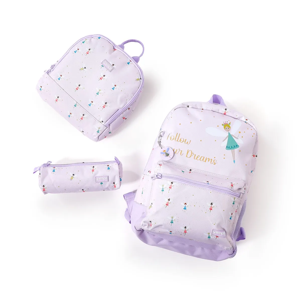 YAMP - Pack Escolar Mochila + Lonchera + Estuche Yamp