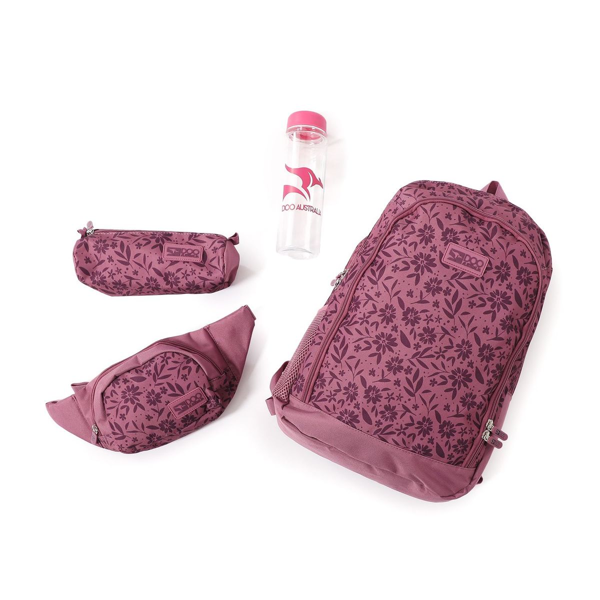 DOO AUSTRALIA - Pack Escolar Mochila + Estuche + Banano + Botella Doo Australia