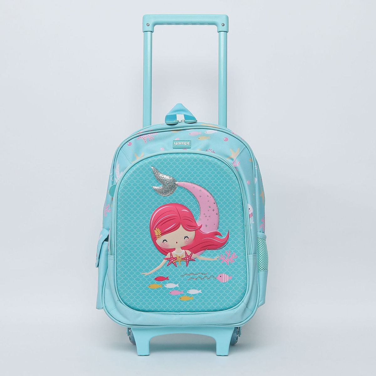 YAMP - Pack Escolar Mochila con rueditas + Lonchera + Estuche Yamp