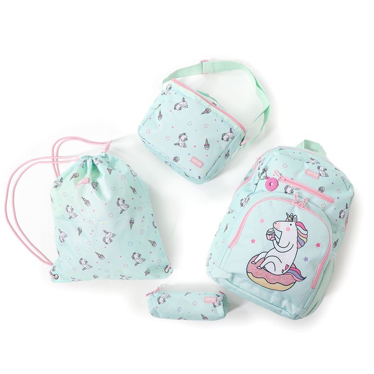 YAMP Pack Escolar Mochila + Lonchera + Estuche+ Bolsa